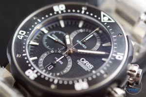 Unboxing Review: Oris ProDiver Chronograph 01 774 7683 7154-Set1 Oris ProDiver Chronograph turned face up. © 2016 blog.thewatchsource.co.uk ALL RIGHTS RESERVED